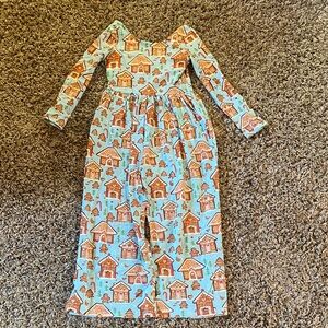 SweetHoney Gingerbread House Romper